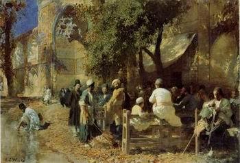 unknow artist Arab or Arabic people and life. Orientalism oil paintings 90 Germany oil painting art